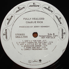 Charlie Rich : Fully Realized (2xLP, Comp, Promo)