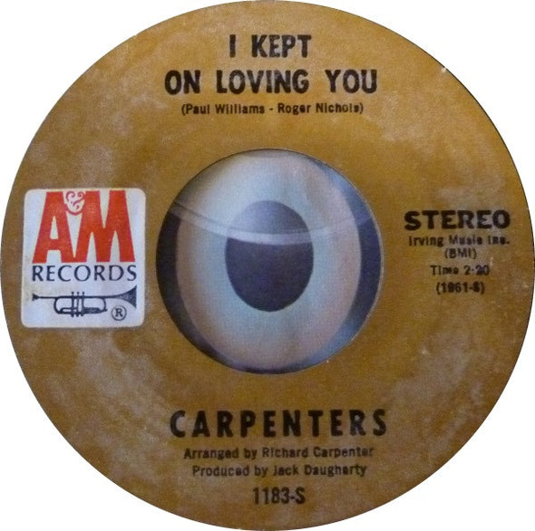 Carpenters : "They Long To Be" Close To You (7", Single)
