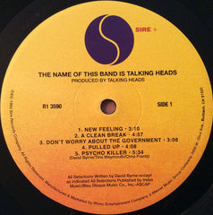 Talking Heads : The Name Of This Band Is Talking Heads (2xLP, Album, RE, 180)