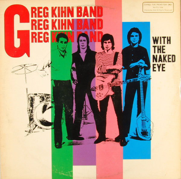 Greg Kihn Band : With The Naked Eye (LP, Album, Promo)