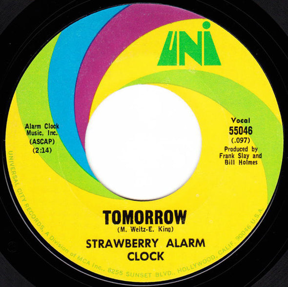 Strawberry Alarm Clock : Tomorrow (7", Single, Sty)