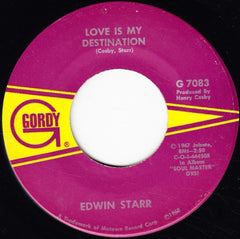 Edwin Starr : Twenty-Five Miles / Love Is My Destination (7", Single)