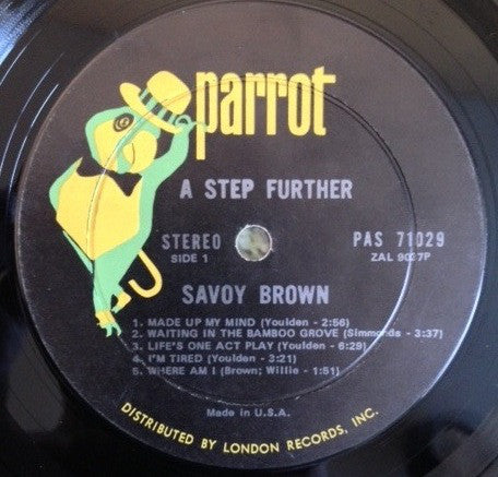 Savoy Brown : A Step Further (LP, Album, Ter)