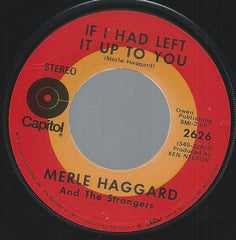 Merle Haggard And The Strangers (5) : Okie From Muskogee (7", Single)