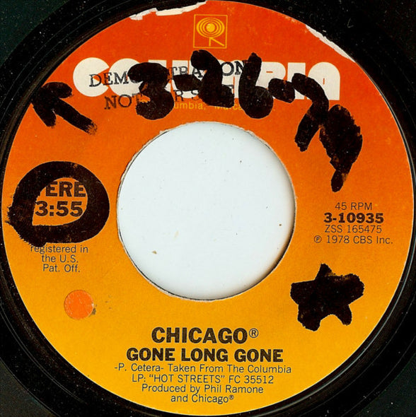 Chicago (2) : Gone Long Gone (7")