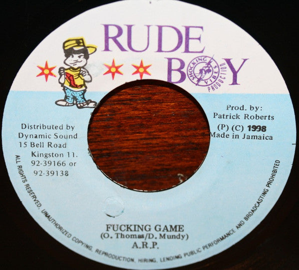 A.R.P. (2) : Fucking Game (7")