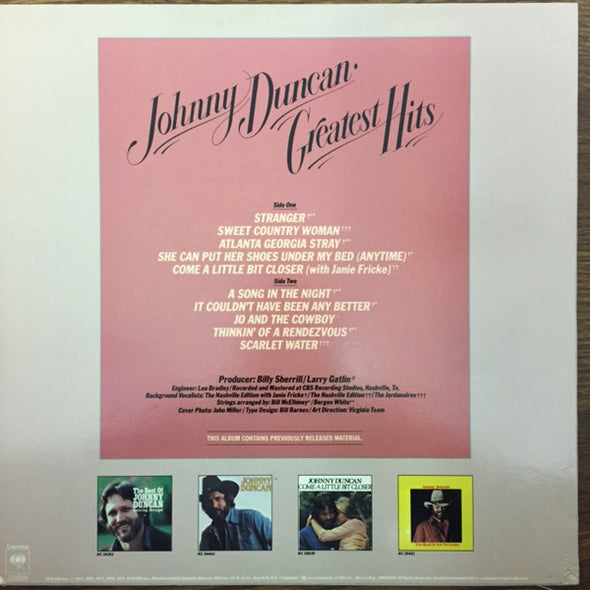 Johnny Duncan (3) : Greatest Hits (LP, Comp, Ter)