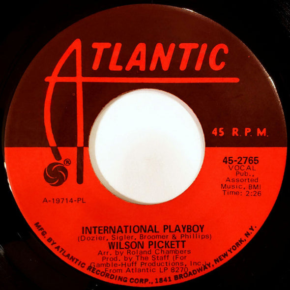Wilson Pickett : Engine Number 9 / International Playboy (7", Single, PL )