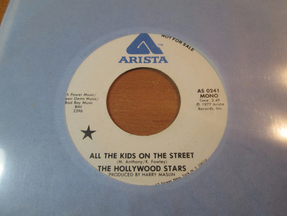 The Hollywood Stars : All The Kids On The Street (7", Single, Mono, Promo)