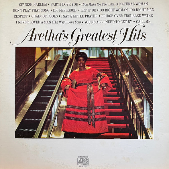 Aretha Franklin : Aretha's Greatest Hits (LP, Comp, RE, SP )