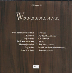 Erasure : Wonderland (CD, Album, RP)
