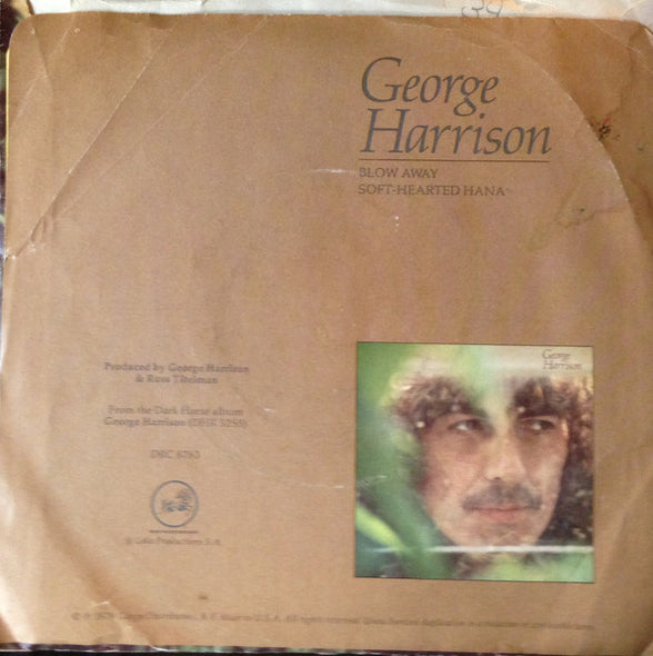 George Harrison : Blow Away (7", Single)