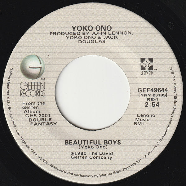 John Lennon: Woman / Beautiful Boys - Geffen - 7  