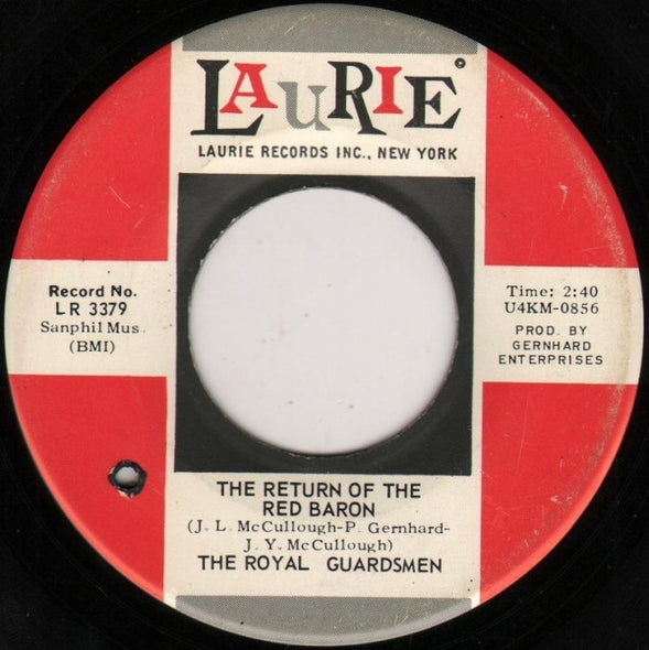 The Royal Guardsmen : The Return Of The Red Baron (7", Single, Roc)