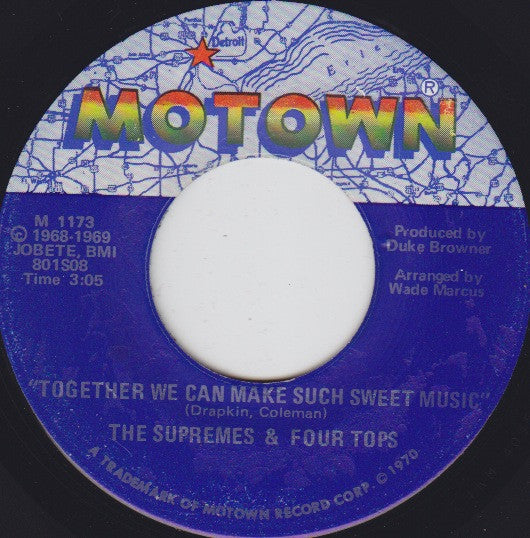 The Supremes & Four Tops : River Deep - Mountain High / Together We Can Make Such Sweet Music (7", Single)