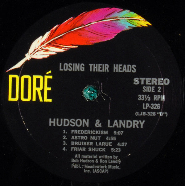 Hudson And Landry* : Losing Their Heads (LP)