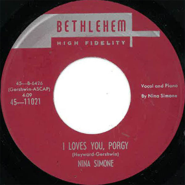 Nina Simone : I Loves You, Porgy (7", Single)