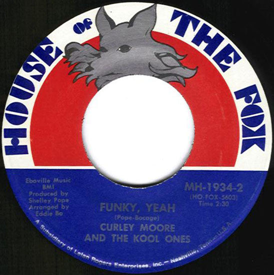 Curley Moore And The Kool Ones : Shelley's Rubber Band  (7")