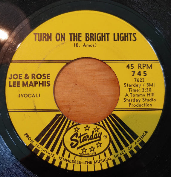 Joe & Rose Lee Maphis : Ridin' Down Ole 99 (7")