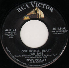 Elvis Presley With The Mello Men* : One Broken Heart For Sale (7", Single)