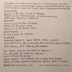 Courtney Barnett : The Double EP: A Sea Of Split Peas (2xLP, EP, Comp)