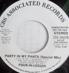 Four-In-Legion : Party In My Pants (7", Single, Promo)