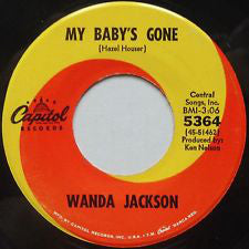 Wanda Jackson : My Baby's Gone / If I Were You (7", Single, Mono, Scr)