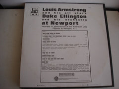 Louis Armstrong And His All Stars* / Duke Ellington And His Orchestra : At Newport (LP)