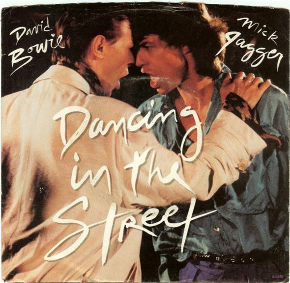 David Bowie And Mick Jagger : Dancing In The Street (7", Single, Jac)