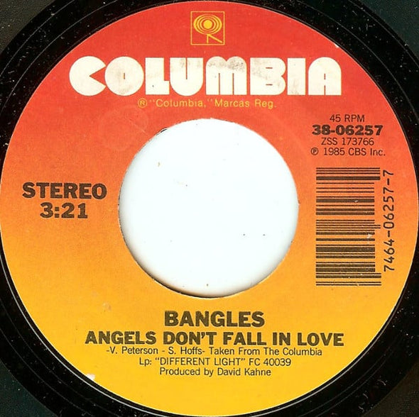 Bangles : Walk Like An Egyptian (7", Single, Styrene)