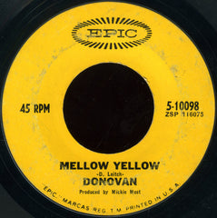 Donovan : Mellow Yellow (7", Single, Mono, San)