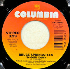 Bruce Springsteen : I'm Goin' Down (7", Single, Styrene, Pit)