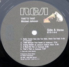 Michael Johnson (5) : That's That (LP)
