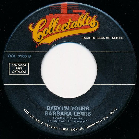 Barbara Lewis : Hello Stranger / Baby I'm Yours (7", Single)