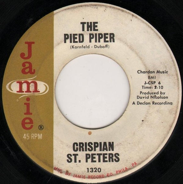 Crispian St. Peters : The Pied Piper (7", Single)