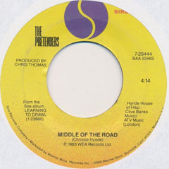 The Pretenders : Middle Of The Road / 2000 Miles (7", Single, Jac)