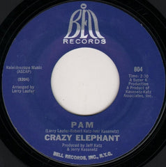 Crazy Elephant : Sunshine, Red Wine / Pam (7", Styrene)