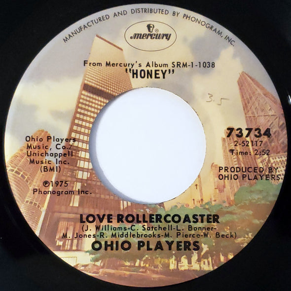 Ohio Players : Love Rollercoaster / It's All Over (7", Single, CS )