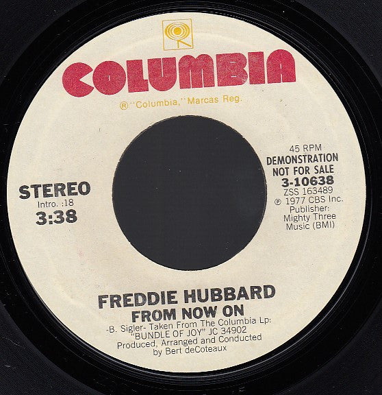 Freddie Hubbard : Bundle Of Joy (7", Promo, Styrene)