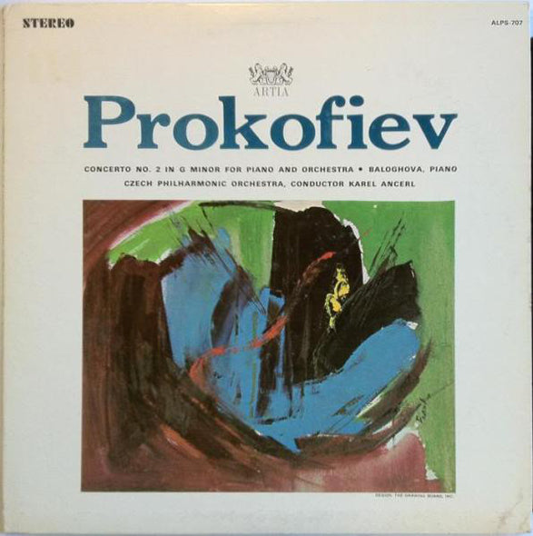 Prokofiev* - Baloghova*, Czech Philharmonic Orchestra*, Karel Ancerl* : Concerto No. 2 In G Minor For Piano And Orchestra, Op. 16 (LP)
