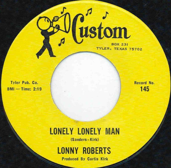 Lonny Roberts : Lonely Lonely Man (7", Single)