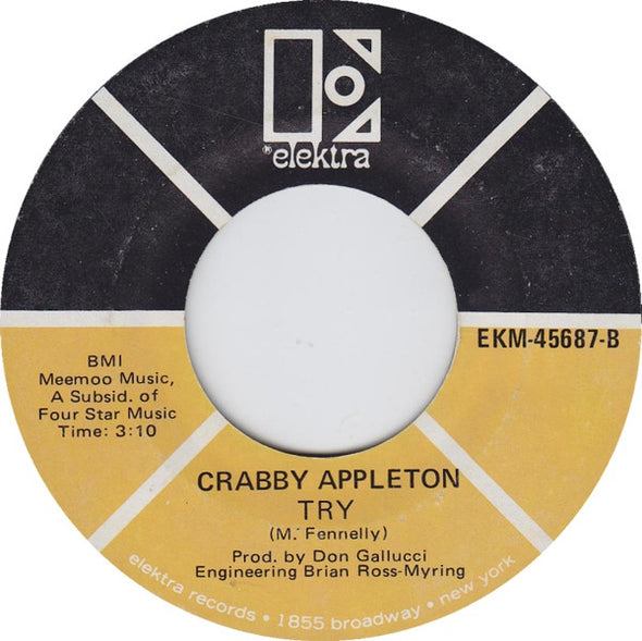 Crabby Appleton : Go Back (7", Single, Mon)