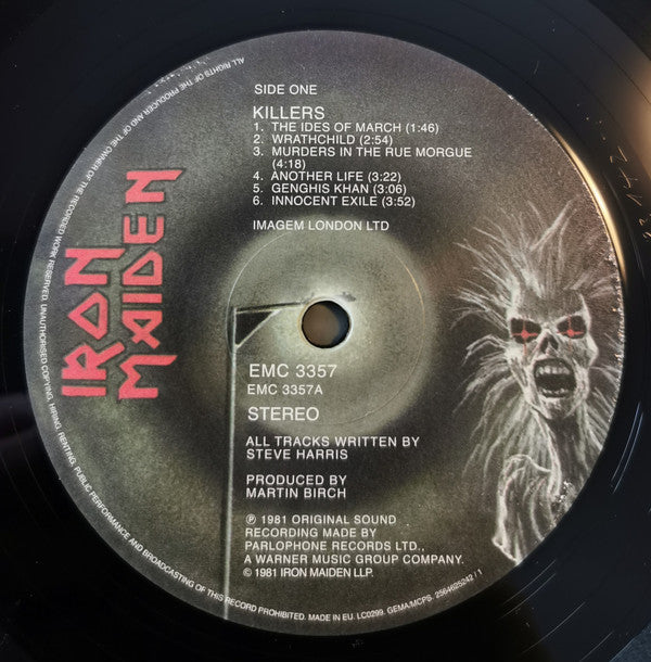 Iron Maiden - Vinilo Killers - Lp