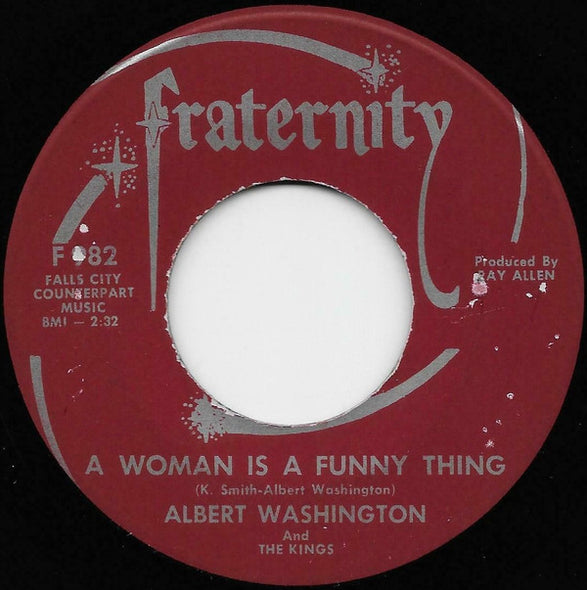 Albert Washington And The Kings : Doggin' Me Around (7", Single)