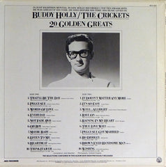 Buddy Holly / The Crickets (2) : 20 Golden Greats (LP, Comp, Pin)