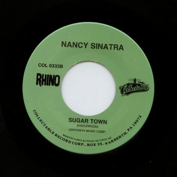 Nancy Sinatra : These Boots Are Made For Walkin' / Sugar Town (7", Single, RE)