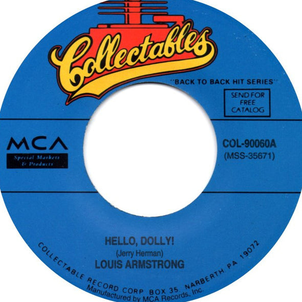 Louis Armstrong : Hello, Dolly! / Blueberry Hill (7", Single)