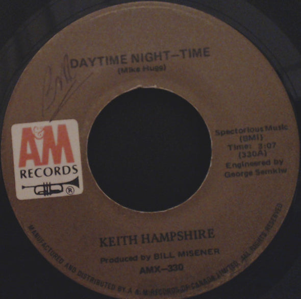 Keith Hampshire : Daytime Night-Time (7", Single)