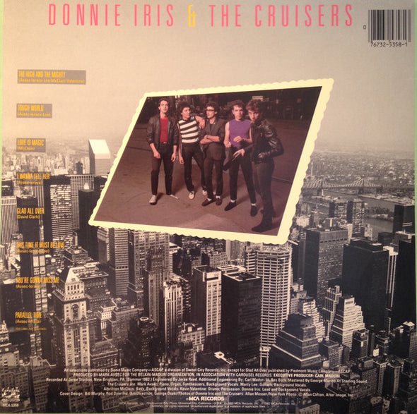Donnie Iris & The Cruisers* : The High And The Mighty (LP, Album)
