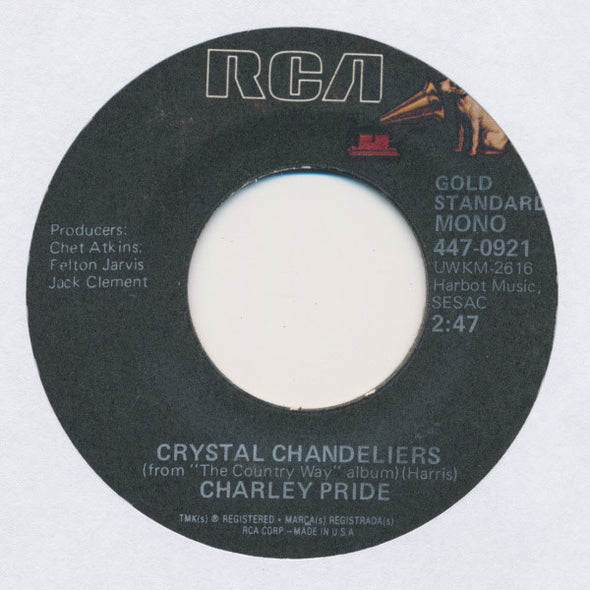 Charley Pride : Crystal Chandeliers / You'll Still Be The One (7", Single, Mono, RE)